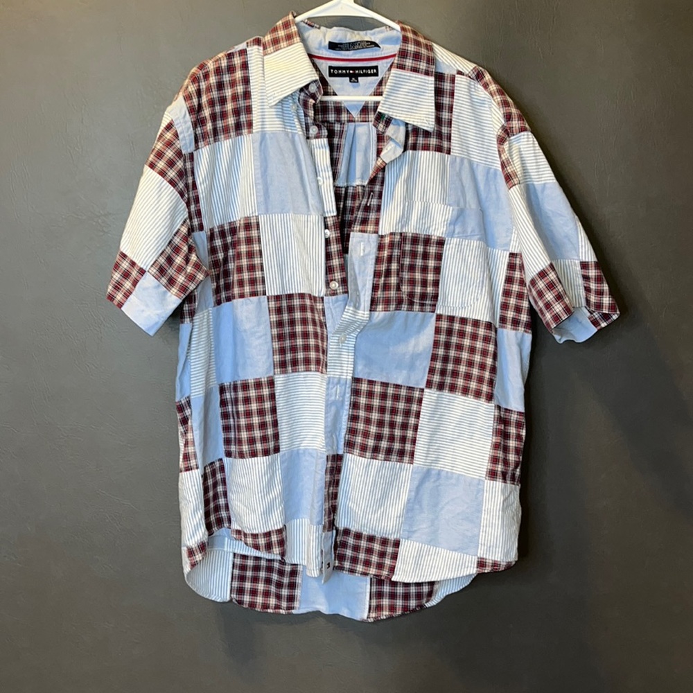 Tommy Hilfiger Mens patchwork top